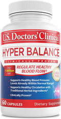 U.S. Doctors’ Clinical HyperBalance Apoyo Hepático con Corteza de Eucommia y Crisantemo Silvestre (60 Cápsulas)