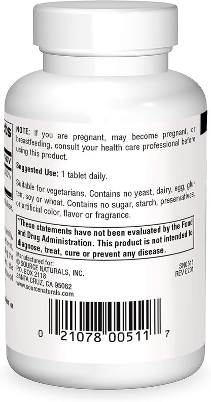 Source Naturals Ácido Pantoténico 250 mg - – Reducción del cansancio: Contribuye a la reducción del cansancio y la – Image 2