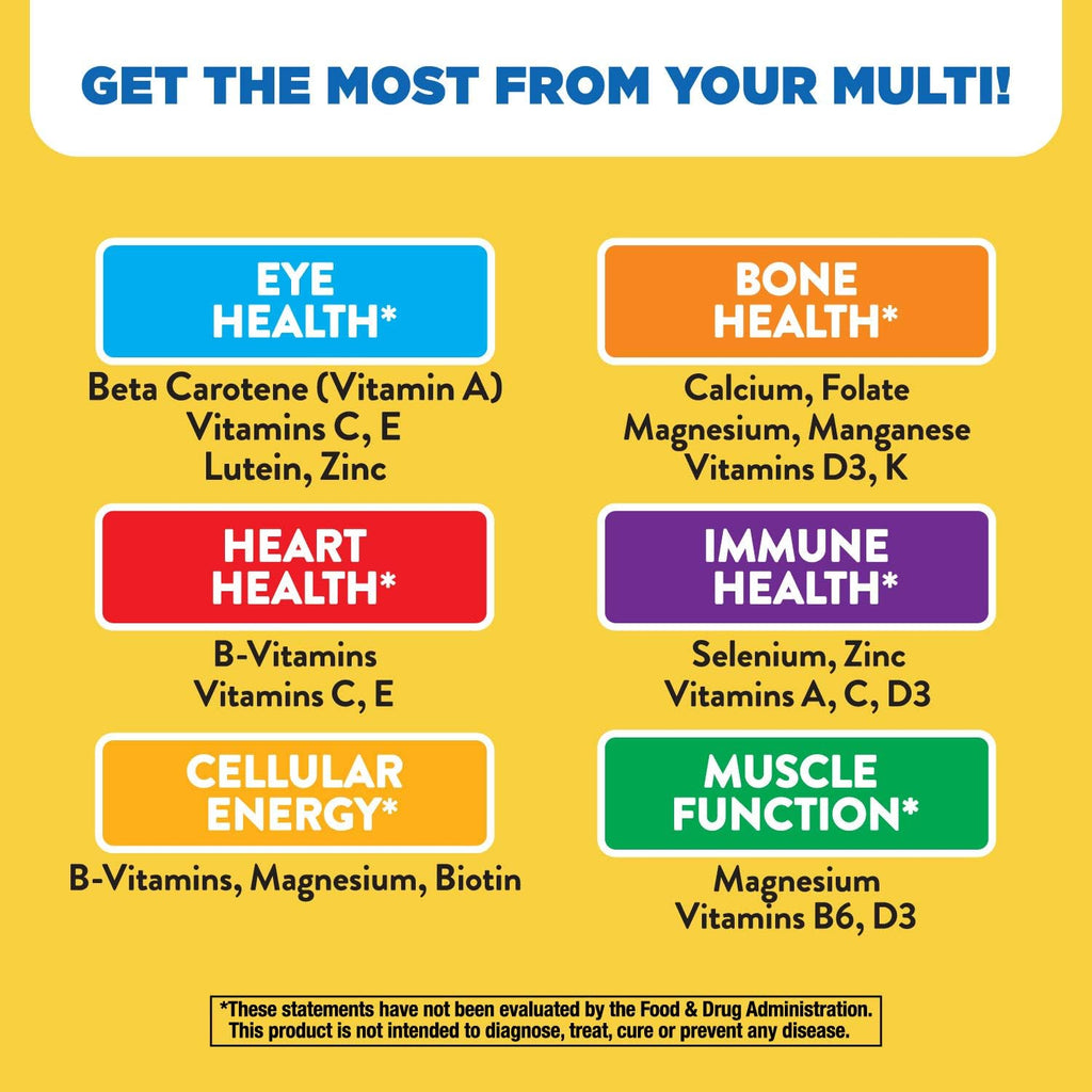 Nature’s Way Alive! Multivitamínico Completo para Hombres 50+ - Alta Potencia Vitaminas B, 50 Comprimidos