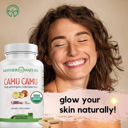 MNO Camu Camu Orgánico Vitamina C Natural - 120 Cápsulas – Image 5
