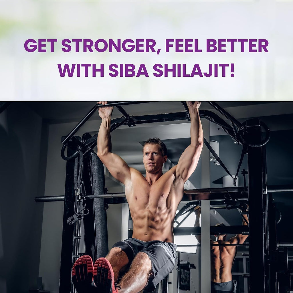 SIBA Ultra Pure Shilajit Gummies – Gominolas de Shilajit del Himalaya con Ácido Fúlvico (60 unidades)