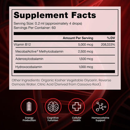 Pure Therapro Rx Vitamina B12 Sublingual - – El funcionamiento normal del sistema inmunitario. – Image 2