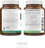 USDA Organic Super Greens Supplement - 28 Superalimentos Orgánicos en Comprimidos - Vegano y Non-GMO - Healths Harmony