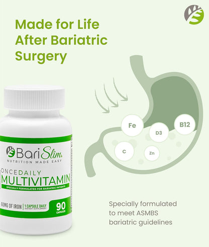 BariSlim Multivitamínico Bariátrico Una Vez – Defensas naturales: Las vitaminas C, D y el zinc (presente en la – Image 3
