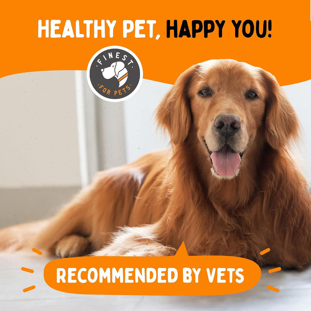 Omega 3 Fish Oil for Dogs - Finest For Pets - 180 Softgels with EPA and DHA