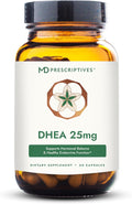 MD Prescriptives DHEA 25mg - Complemento alimenticio a base de ñame silvestre - 60 cápsulas vegetarianas