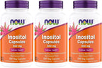NOW Foods Inositol 500 mg - 200 Cápsulas Vegetales