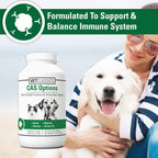 Vet Classics CAS Options Extra Strength Immune Support para Perros y Gatos – Suplemento Antioxidante – Fórmula Extra Fuerte – 120 Comprimidos Masticables