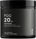 Toniiq PQQ 20mg - 120 Cápsulas - Suplemento de Pirroloquinolina Quinona de Alta Pureza (99%+)