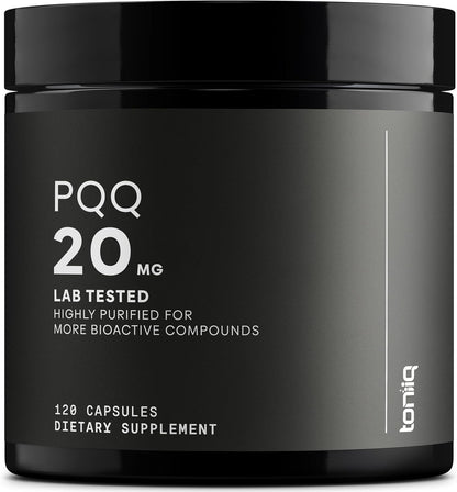 Toniiq PQQ 20mg - 120 Cápsulas - Suplemento de Pirroloquinolina Quinona de Alta Pureza (99%+) – Image 1