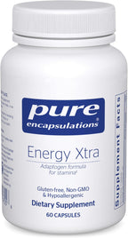 Pure Encapsulations Energy Xtra | Fórmula Adaptógena para la Resistencia* | 60 Cápsulas