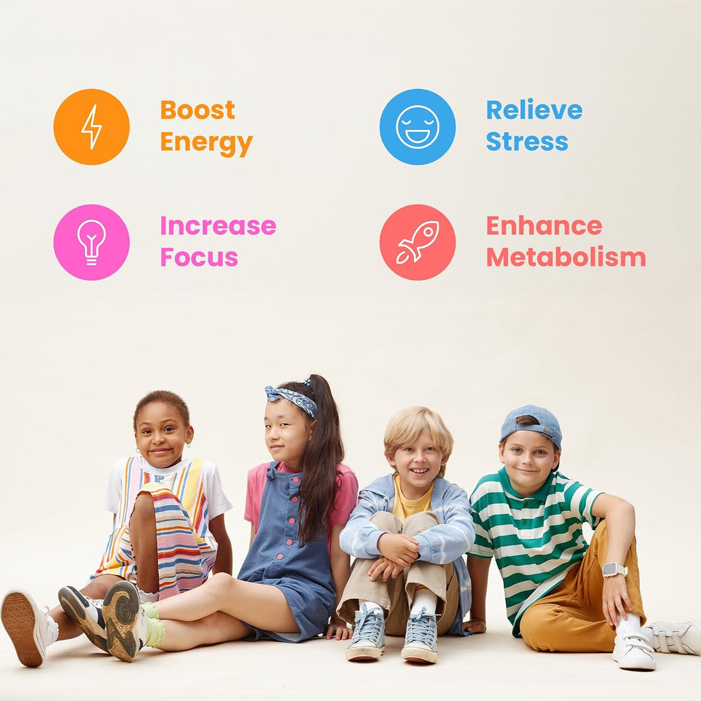 NutraChamps Complejo de Vitaminas B Orgánico para Niños – Gotas Líquidas con Sabor a Bayas (120 porciones)