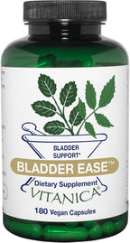 Vitanica Bladder Ease - Complemento herbal para la salud de la vejiga - 180 cápsulas