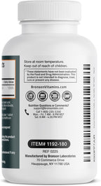 Bronson Vitamina D3 10.000 UI (250 mcg) - 180 Comprimidos para el Mantenimiento de la Función Muscular y el Sistema Inmunitario