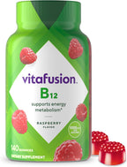 Vitafusion Vitamina B12 1000 mcg, 140 Gomitas, Sabor Frambuesa