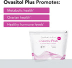 Theralogix Ovasitol Plus - Complemento Metabólico con Myo-Inositol, D-Chiro Inositol, Cromo, Alfalactoalbúmina y Vitamina D - 180 cápsulas (90 días)