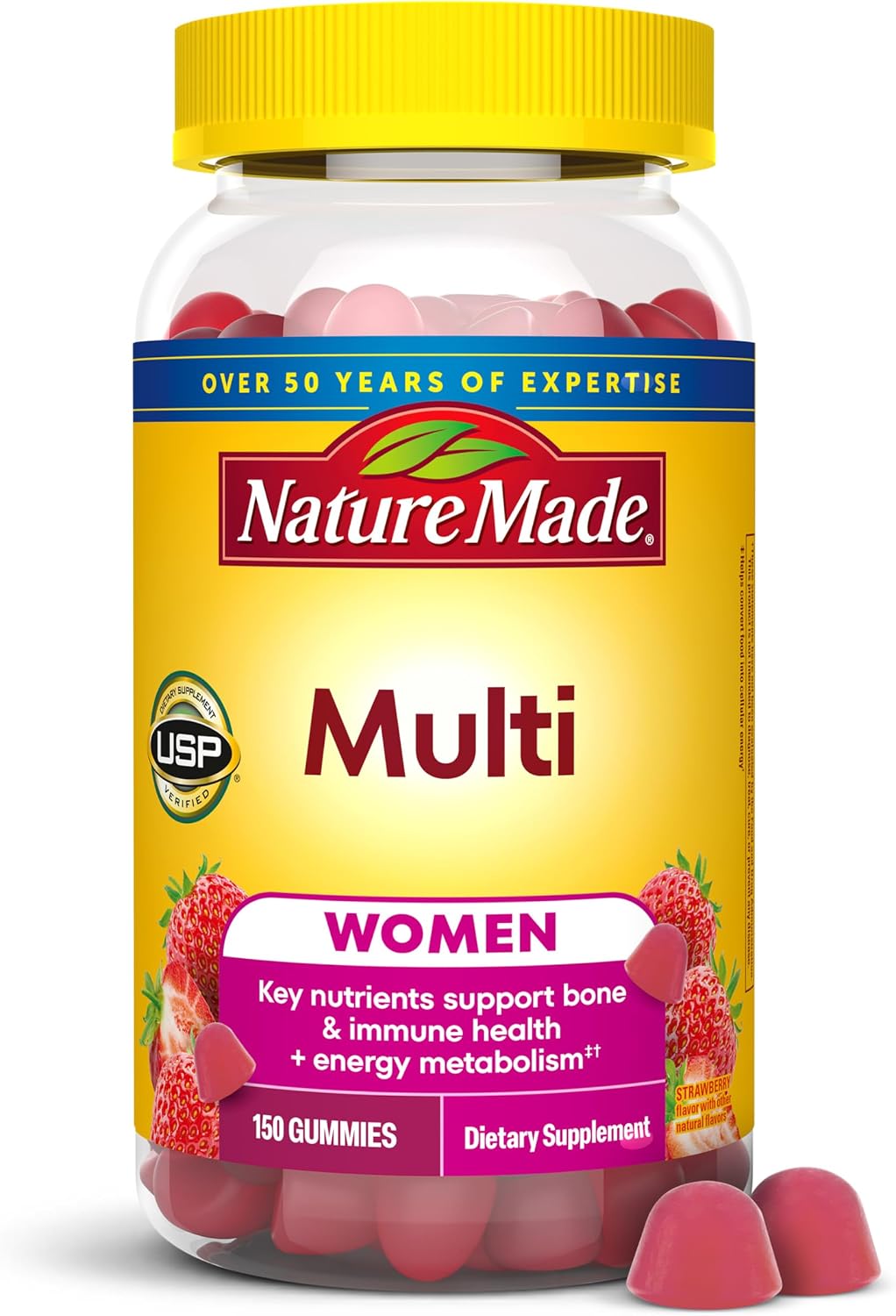 Nature Made Multivitamínico para Mujeres en Gominolas, 150 Gominolas (75 Días)