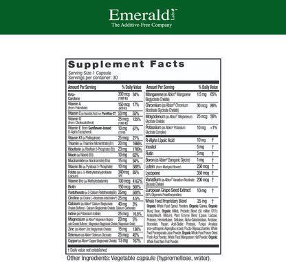 EMERALD LABS Men's 1 Daily Multi - – Apoyo a la próstata: El licopeno y el zinc son conocidos por su papel en la – Image 2