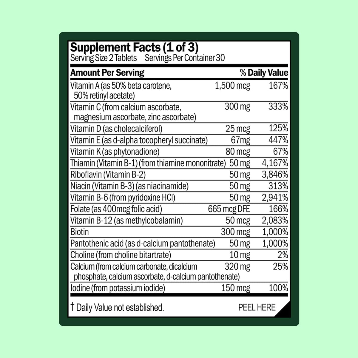 WellWithAll Multivitamínico para Hombres con – Salud ósea y muscular: El calcio y la vitamina K2 contribuyen al – Image 3