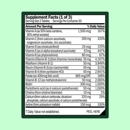 WellWithAll Multivitamínico para Hombres con – Salud ósea y muscular: El calcio y la vitamina K2 contribuyen al – Image 3