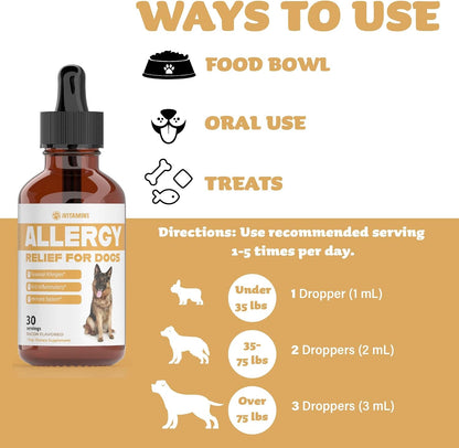 Alivio Natural para Alergias de Perros - Apoyo Contra Picazón y Estornudos - 30 ml – Image 6
