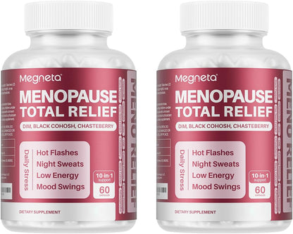 Menopause Care, con DIM, Black Cohosh, Chasteberry, Onagra, Linaza y Ashwagandha, 60 Cápsulas