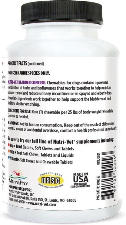 Nutri-Vet Control de Vejiga para Perros - 90 Comprimidos – Image 8