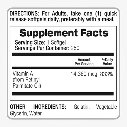 FITO MEDIC'S Lab - Vitamina A 25000 UI, 250 – El metabolismo normal del hierro. – Image 4