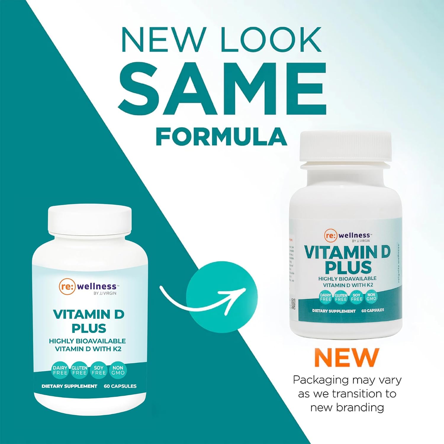 Vitamina D Plus – D3 5000 UI con K1, K2 (MK4) y GG | Reignite Wellness