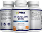 O!VITA Vitamina C Tamponada 1000mg | 100 Comprimidos No-GMO