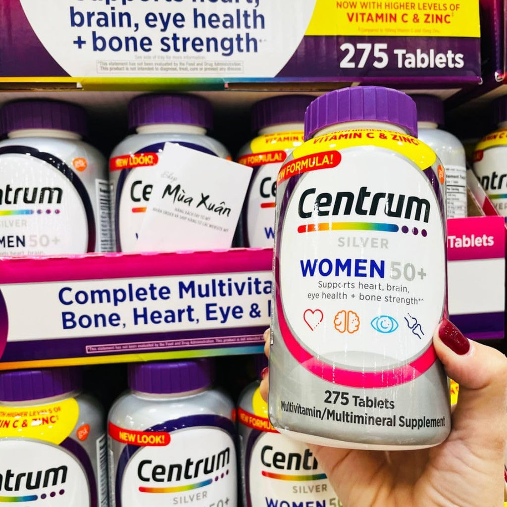 Centrum Silver Mujeres 50+ Multivitamínico Multimineral 275 Comprimidos