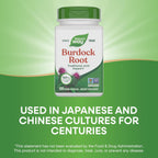 Nature's Way Burdock Root, 100 Vegan Capsules