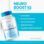Neuro Boost IQ - Suplemento para la concentración y memoria (120 Cápsulas, 2 Envases)