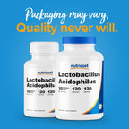 Nutricost Lactobacillus Acidophilus 10 Mil Millones UFC, 120 Cápsulas Vegetarianas