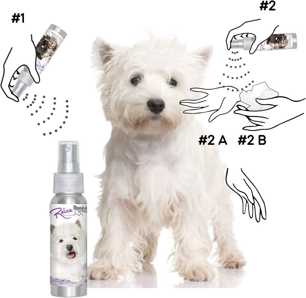 The Blissful Dog Spray de Aromaterapia Relax para Perros West Highland White Terrier - Alivia la Ansiedad Canina