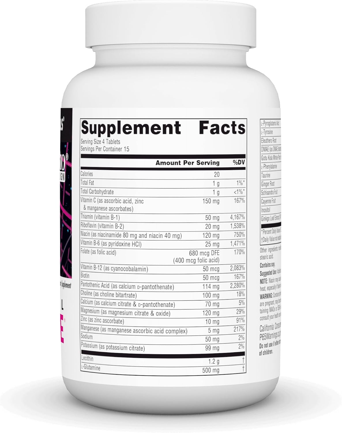 Mental Edge de Source Naturals - Complemento para el Enfoque Mental y la Energía - 60 Comprimidos