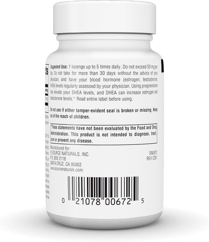 Source Naturals Pregnenolona 10 mg, 120 – Mantener la función articular y tisular: La pregnenolona puede – Image 4