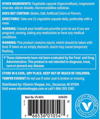 The Vitamin Shoppe Complejo B - Vitaminas B de Alta Potencia, 100 Cápsulas Vegetales