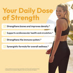 Vitamina D3 K2 5000 UI con MK7 (180 mcg) - Suplemento Natural para Huesos, Corazón e Inmunidad - Cápsulas Veganas - 60 Cápsulas