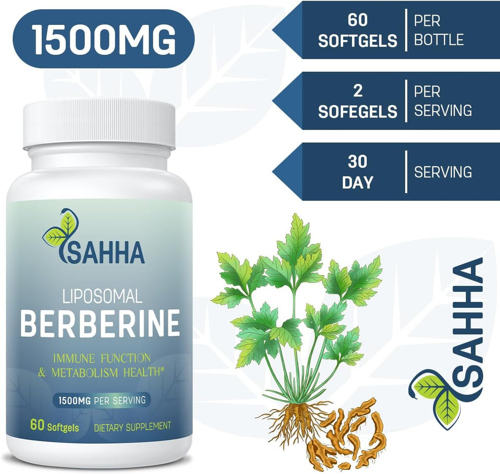 Sahha Berberina Liposomal 1500mg