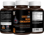 Clinical Daily Suplemento para la Circulación Sanguínea con Butchers Broom, Horse Chestnut, Cayenne, L-arginina y Diosmina - 90 Cápsulas