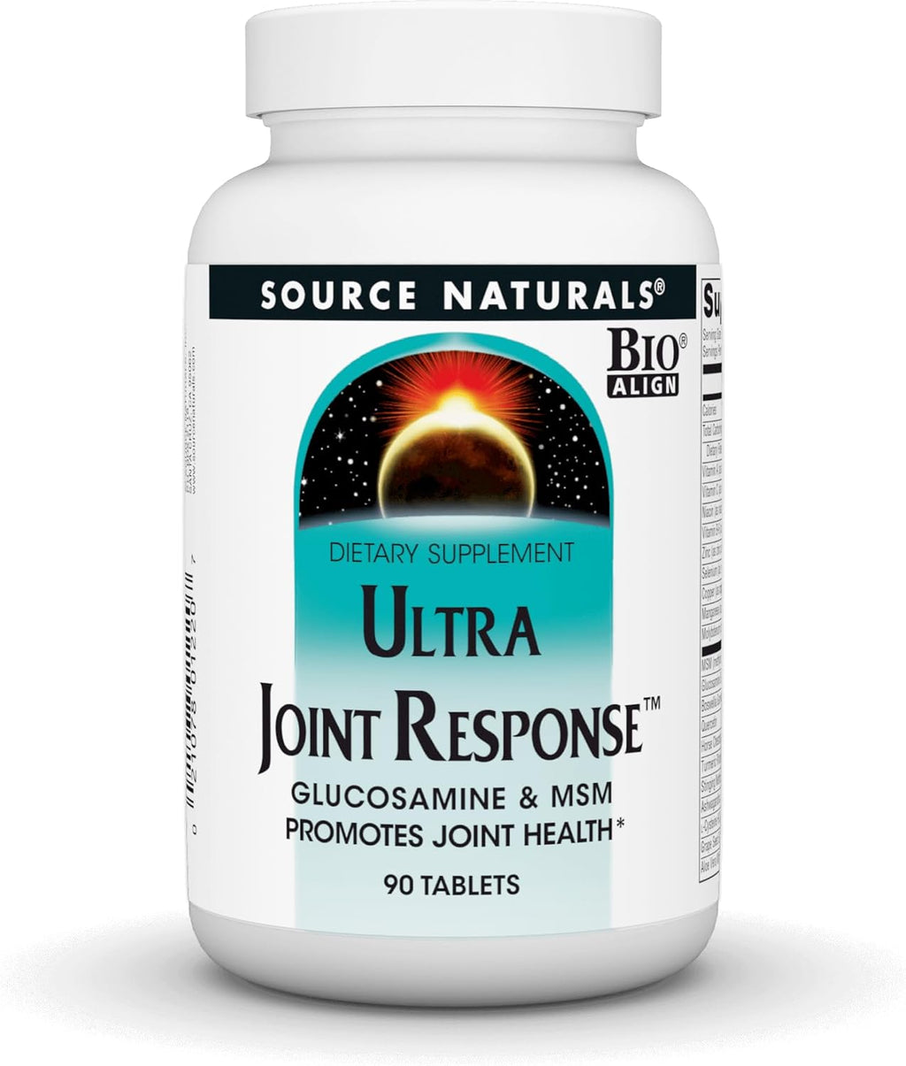 Source Naturals Ultra Joint Response, Glucosamina y MSM, 180 Comprimidos