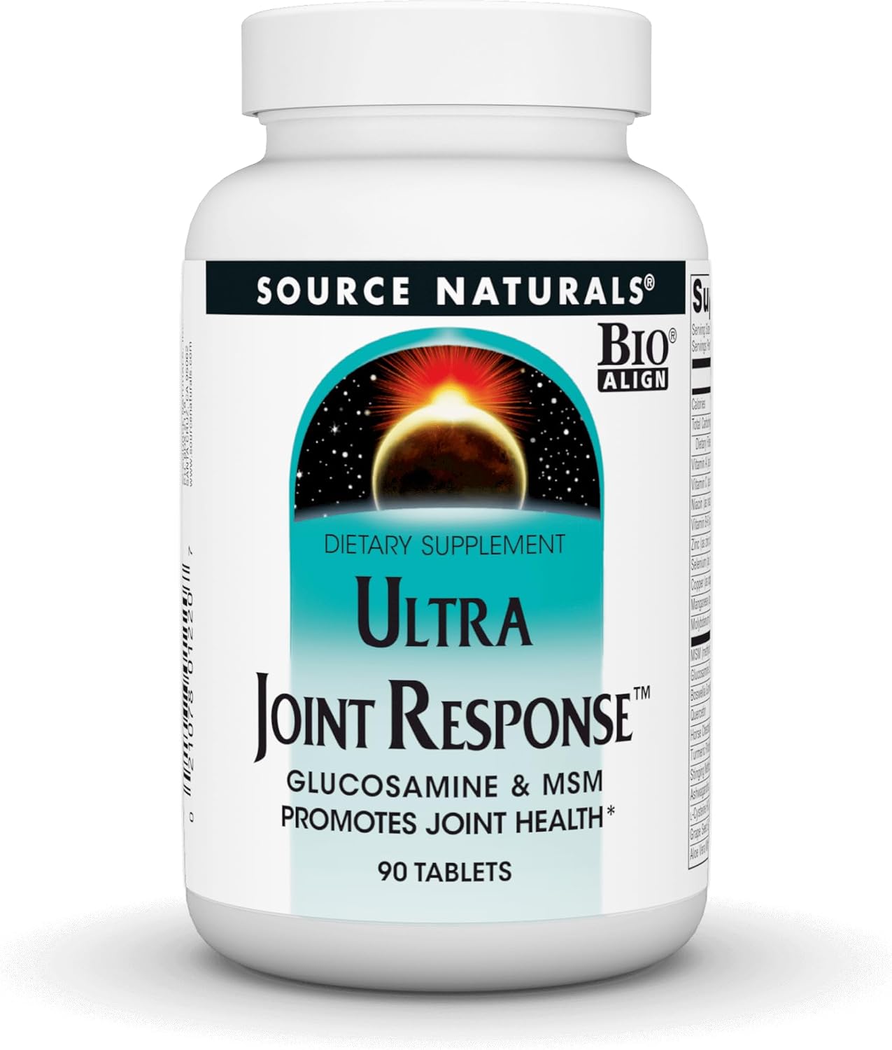 Source Naturals Ultra Joint Response, Glucosamina y MSM, 180 Comprimidos