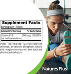 NaturesPlus Vitamina B12 500 mcg - 90 Comprimidos