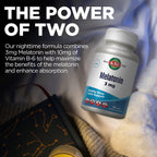 KAL Melatonina 3mg Comprimidos Sublinguales con Vitamina B6, 120 Comprimidos