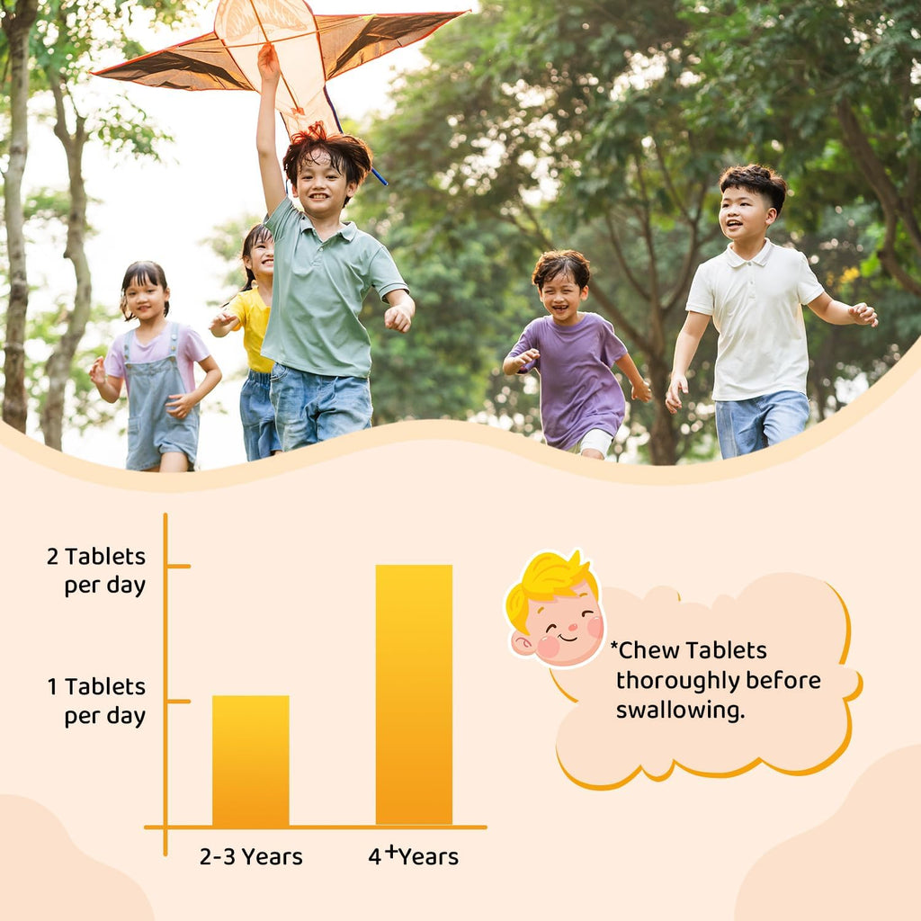 Heivy Multivitamínico Infantil Masticable - 120 Comprimidos