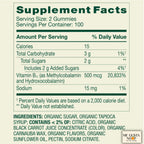 Spring Valley Vitamina B12 500 mcg Gominolas Sabor Frambuesa - 200 unidades