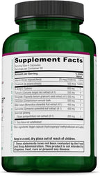 Vitanica Metabolic Manager - Complemento Herbal Vegano con Vitamina D (120 Cápsulas)