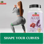 Peruvian Naturals Aguaje Cápsulas para Mujer 150 Comprimidos - Curvas Naturales, Equilibrio Hormonal, Vegano