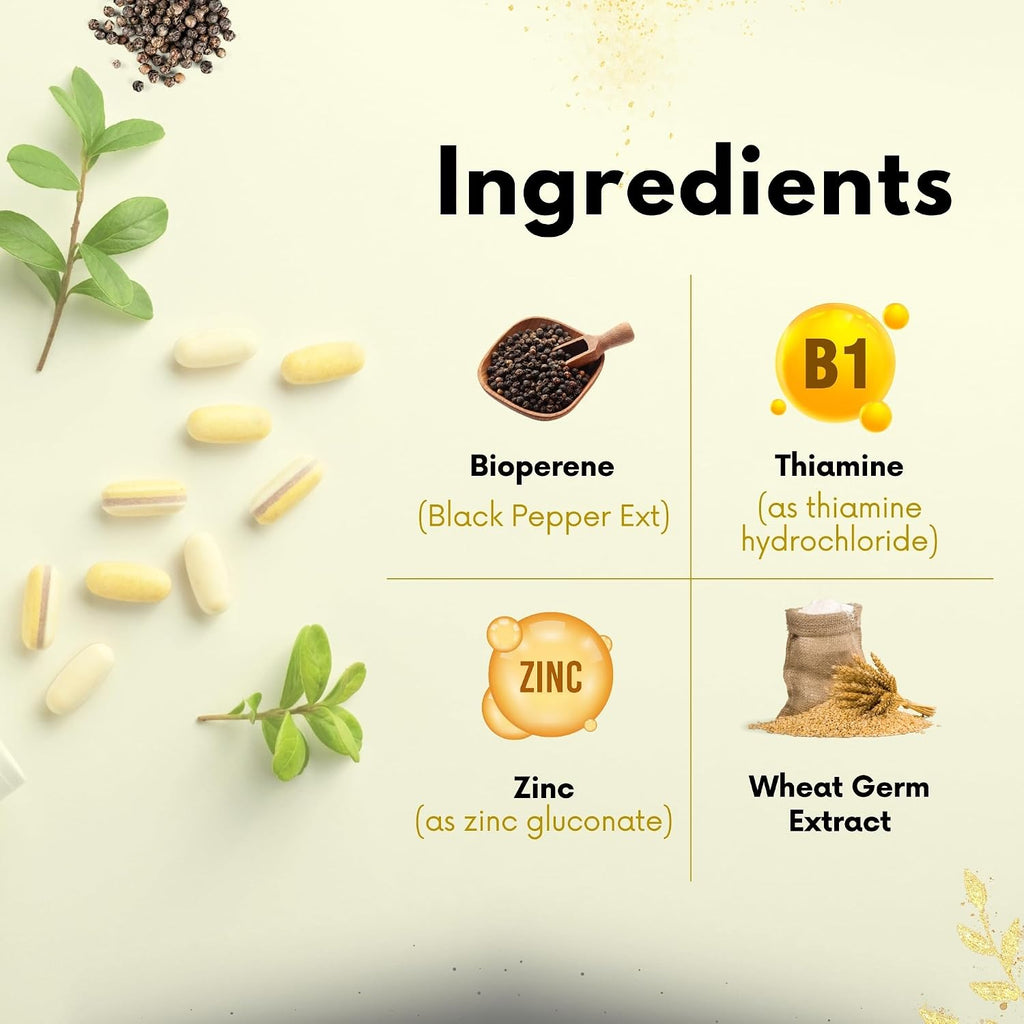 Spermidine Supplement – 60 Cápsulas Vegetales – Extracto de Germen de Trigo con 1000 mg de Espermidina y BioPerine
